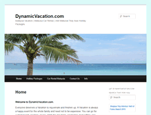 Tablet Screenshot of dynamicvacation.com